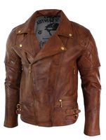 Mens Leather Biker Jacket - 71189 pictures