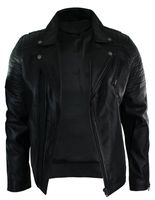 Mens Leather Biker Jacket - 93729 customers