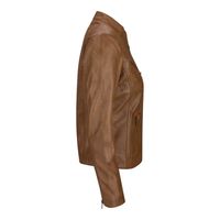 Womens Leather Biker Jacket - 7537 type